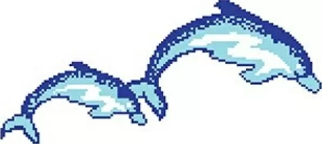 Мозаика Y345-2 Porcelain Mosaic Design Dolphin-7 5x5 (720x330)