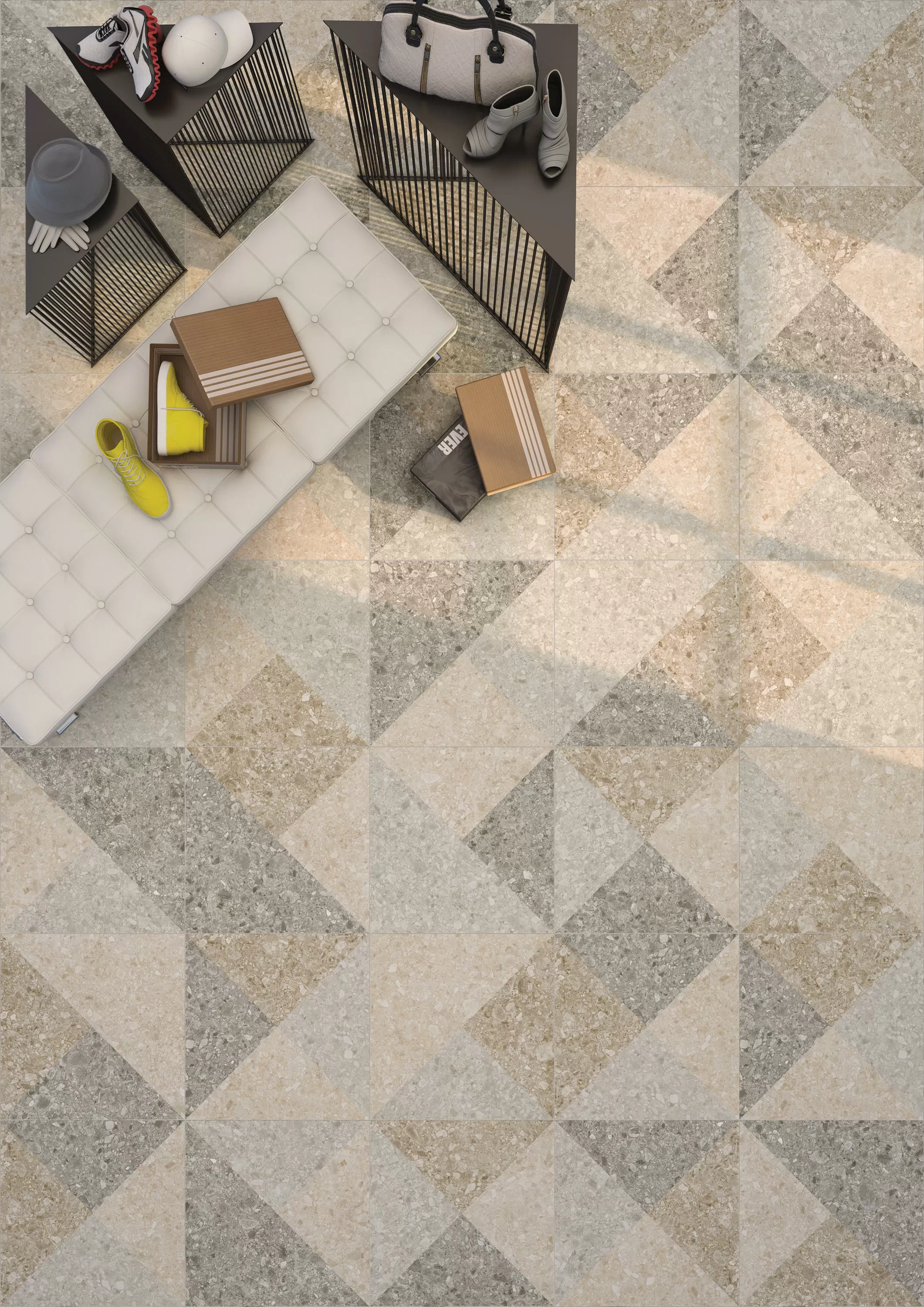 Мозаика Mosaico Aymaras Marfil 24.2x39.5