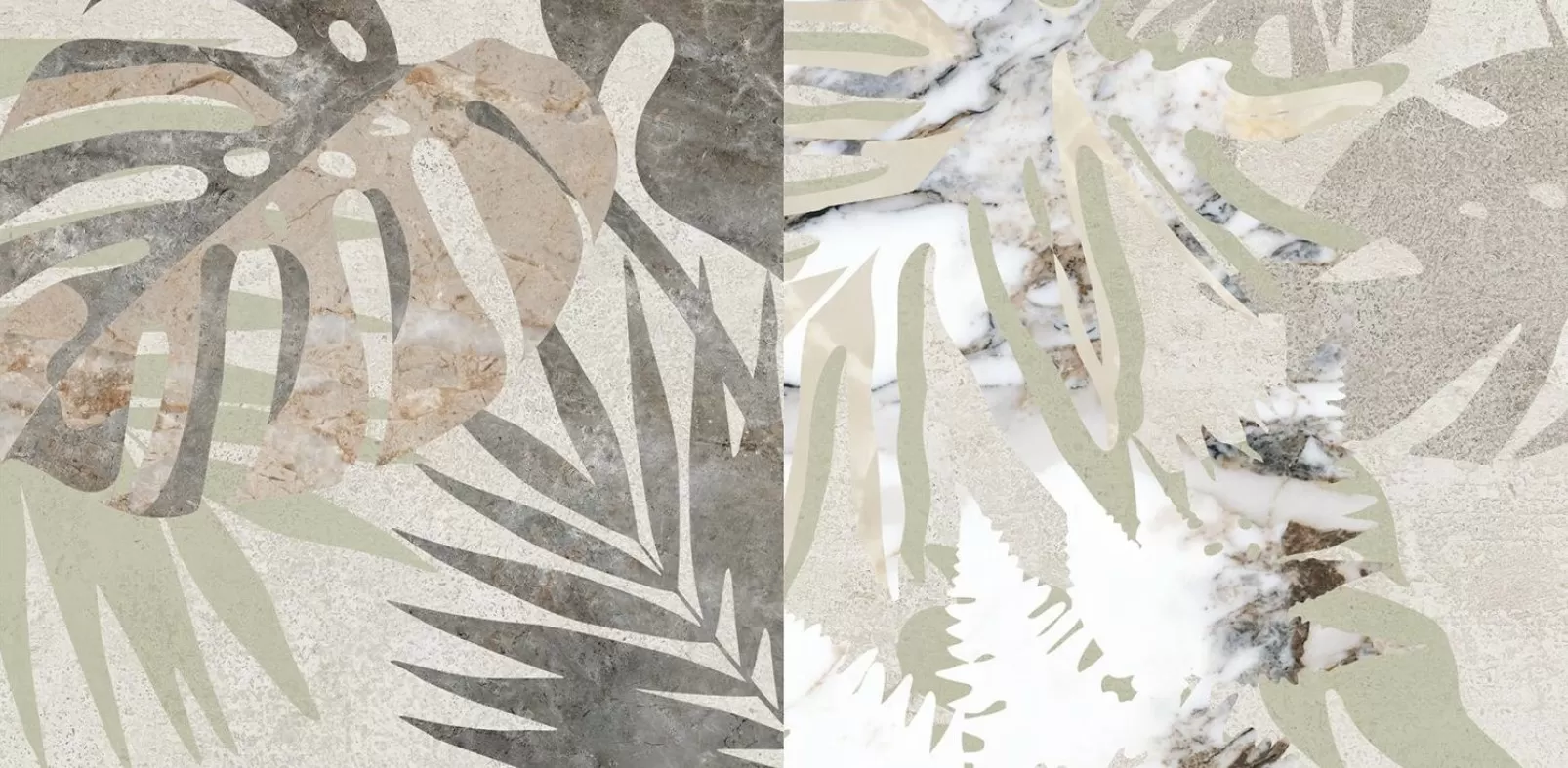 Керамогранит K949798LPR01VTE0 Marble-Beton Декор Цветочный 30x60
