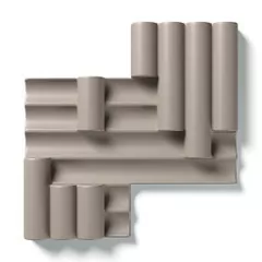 Керамогранит 760356 Rilievi 01 Tortora 50mm 36x35