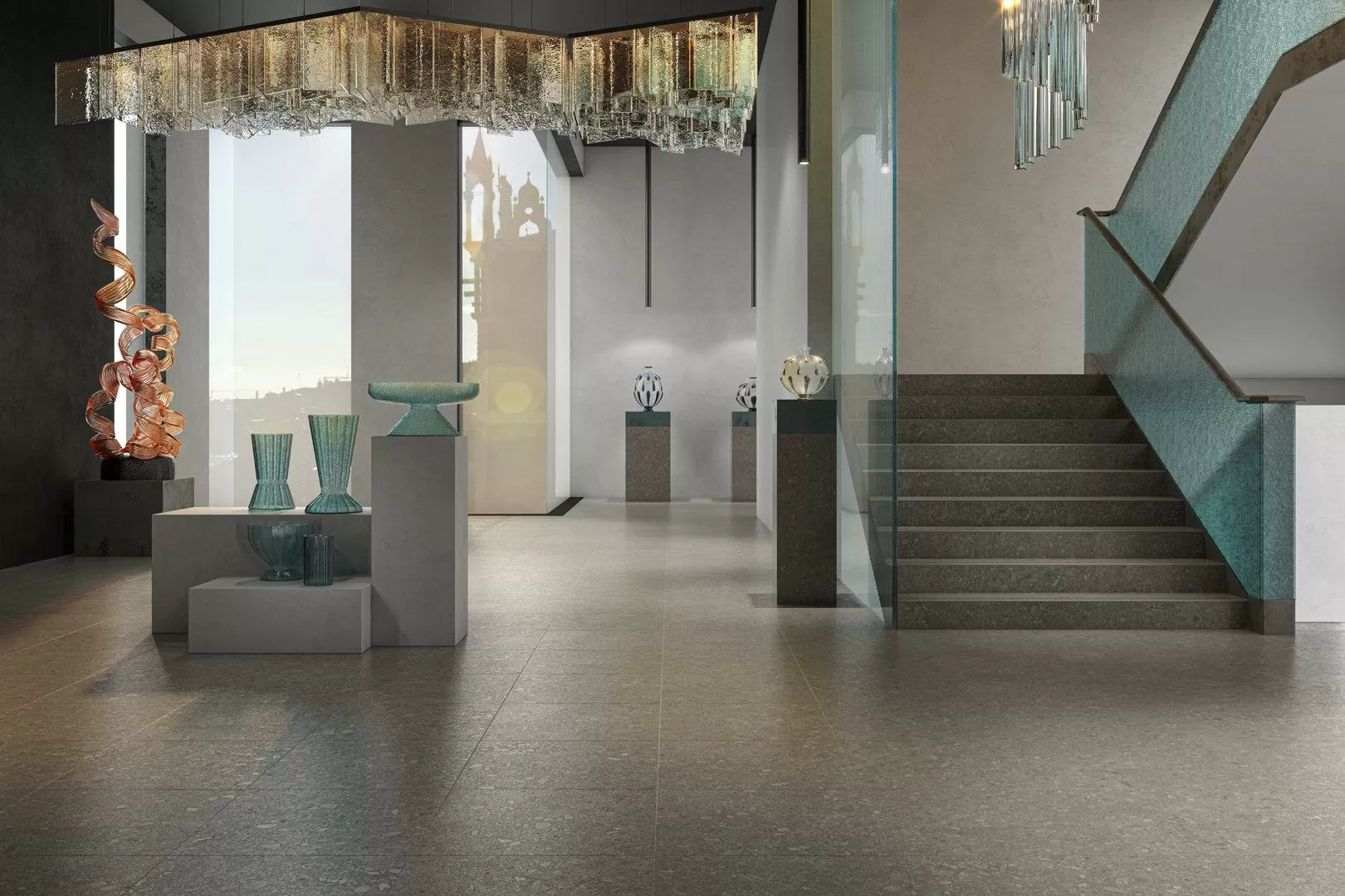 Керамогранит DD591400R Чеппо ди Гре серый матовый обрезной 119,5x238,5x1,1