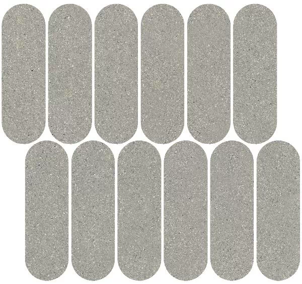 Керамогранит ID144 Джиминьяно наборный серый матовый 30x32