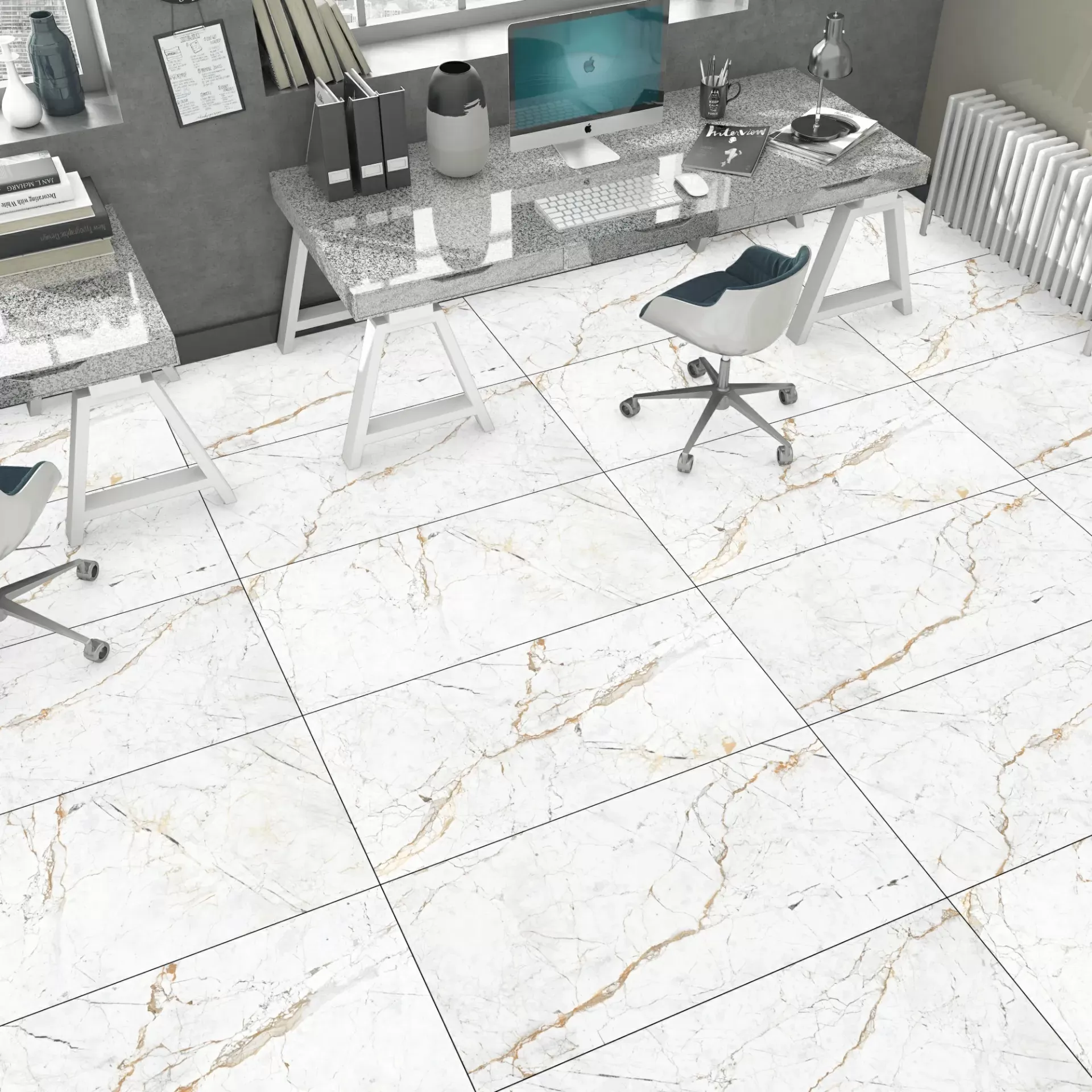 Керамогранит RC 5032 White End Carving 60х120