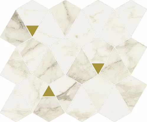 Мозаика 600110000975 Carrara Mosaico Vertex 30x25.8