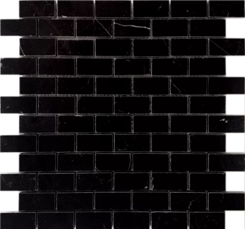Мозаика Pietrine Nero oriente POL 2.3x4.8 29.8x29.8