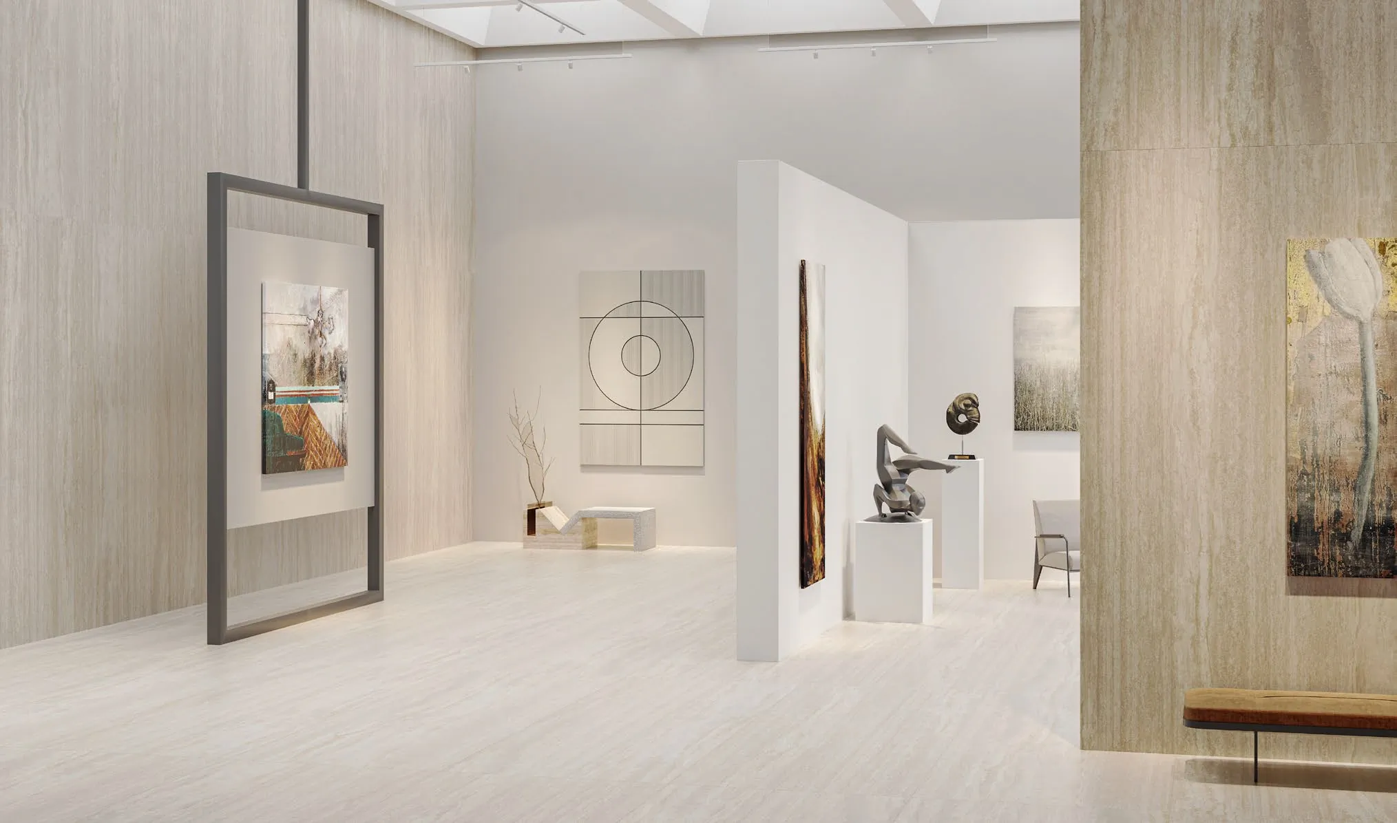 Керамогранит SG074902R Нестос серый светлый лаппатированный обрезной 119,5x320x1,1