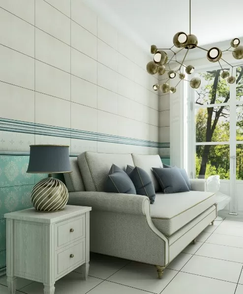 Плитка VICTORIAN TISSUE CREMA 28x70
