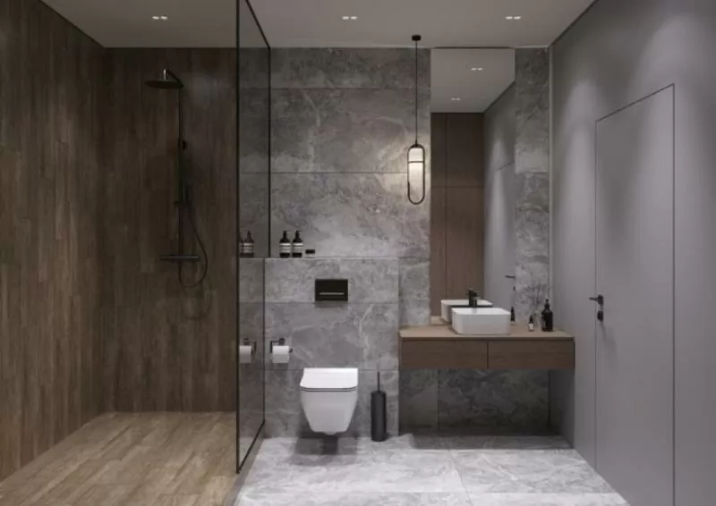 Керамогранит A17057 Grigio nuovalato темно-серый ректификат 60x120