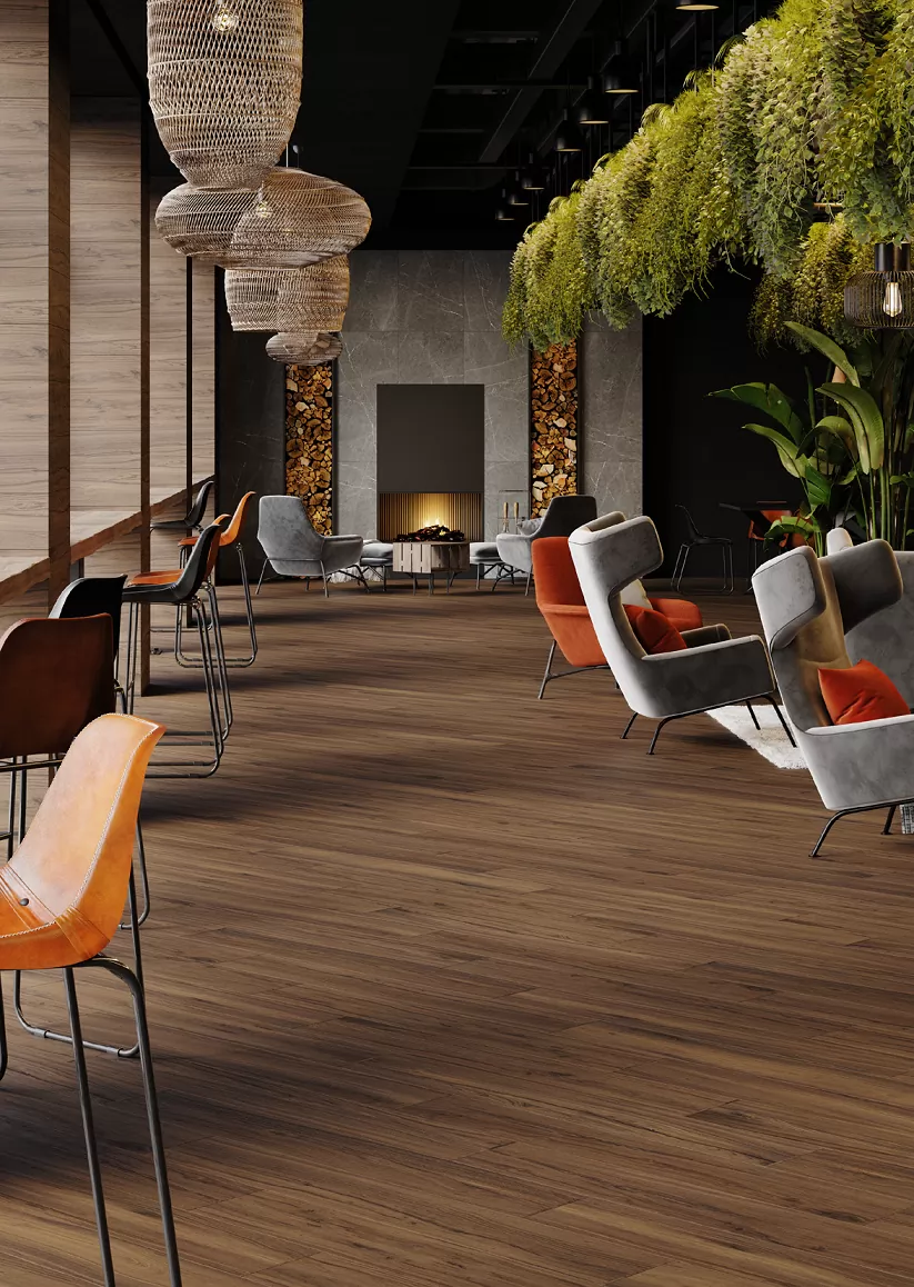 Керамогранит K-2101/SR/p01 Плинтус Alleya Медовый 76x1200x10