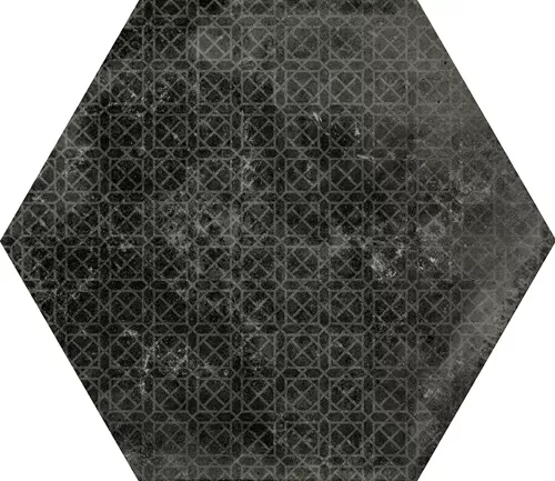 Керамогранит 23604 Urban Hexagon Melange Dark 29,2X25,4