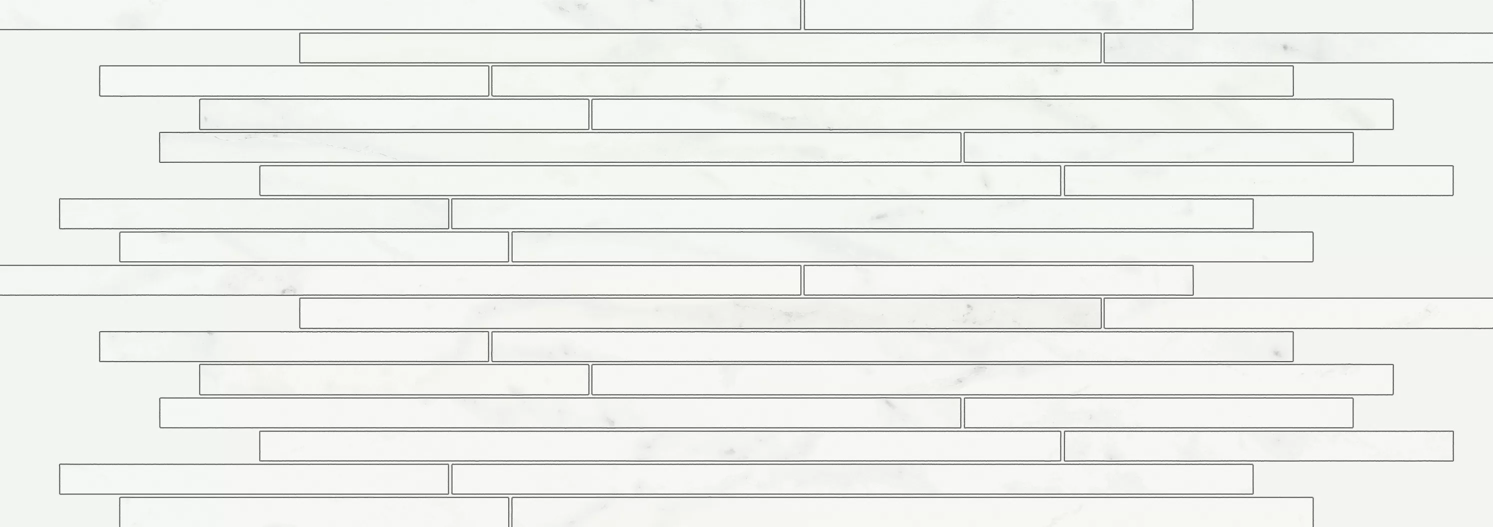 Мозаика 610110000638 Charme Deluxe Бьянко Микеланжело Стрип Люкс 26x75