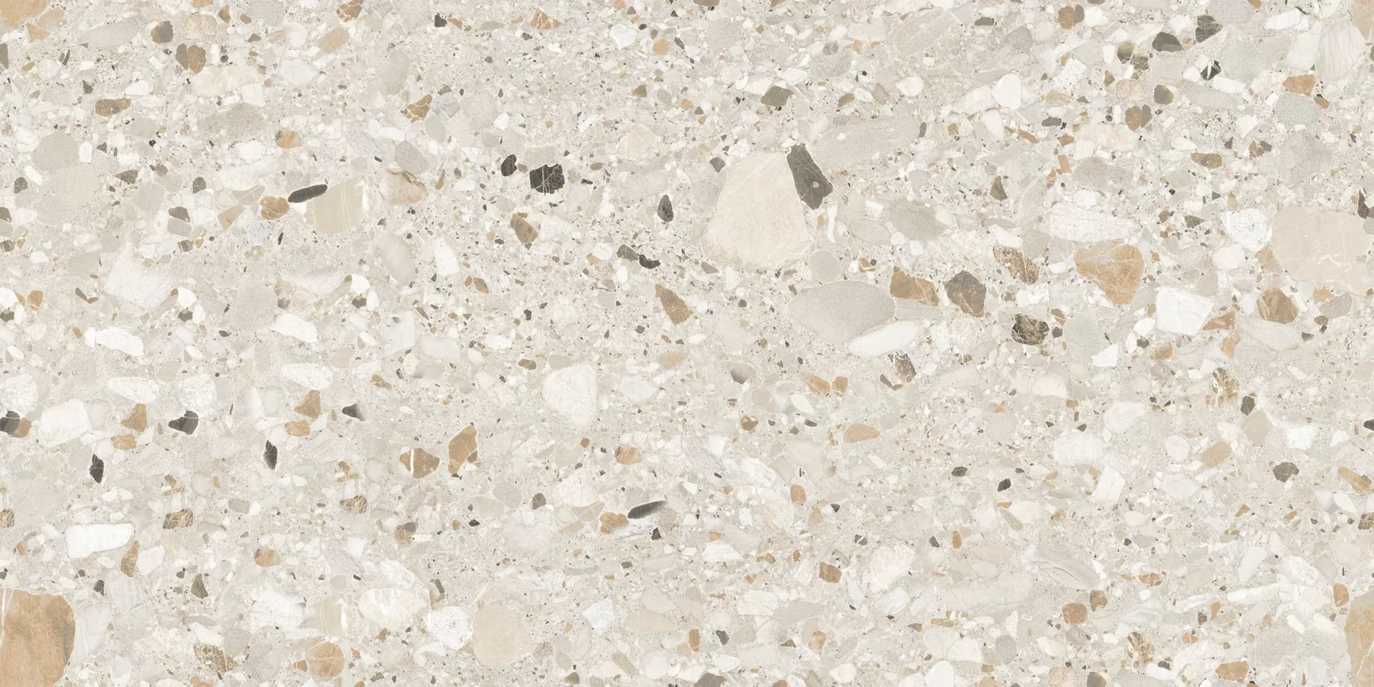 Керамогранит Terazzo Crema Carving 60x120