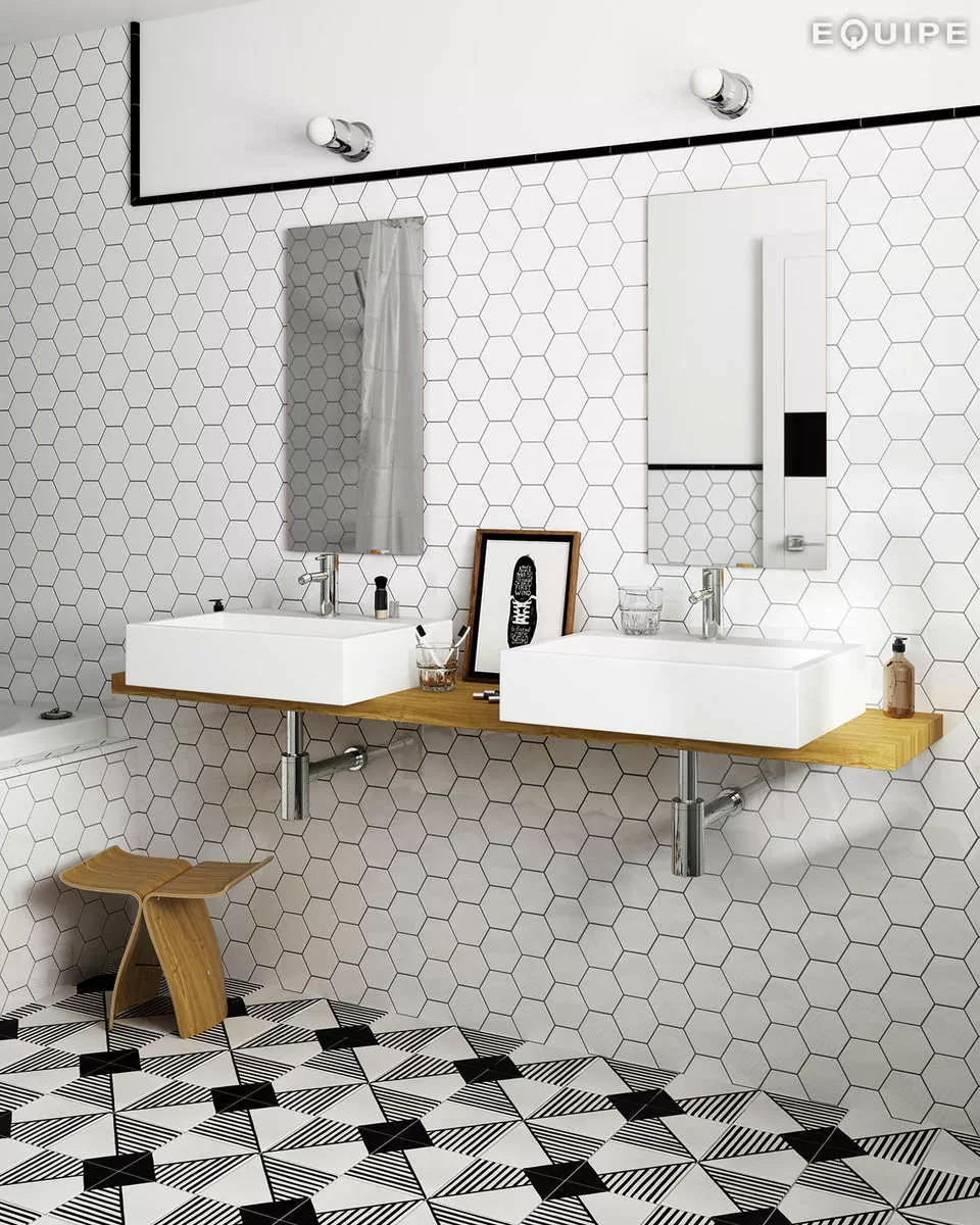 Плитка 21912 HEXAGON SCALE Wall Light Grey 10,7x12,4