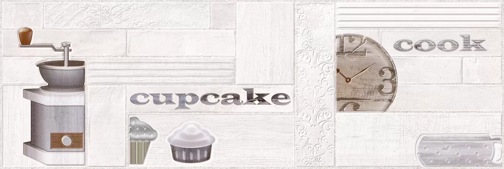 Плитка BRICK COOK XL BLANCO 25х75