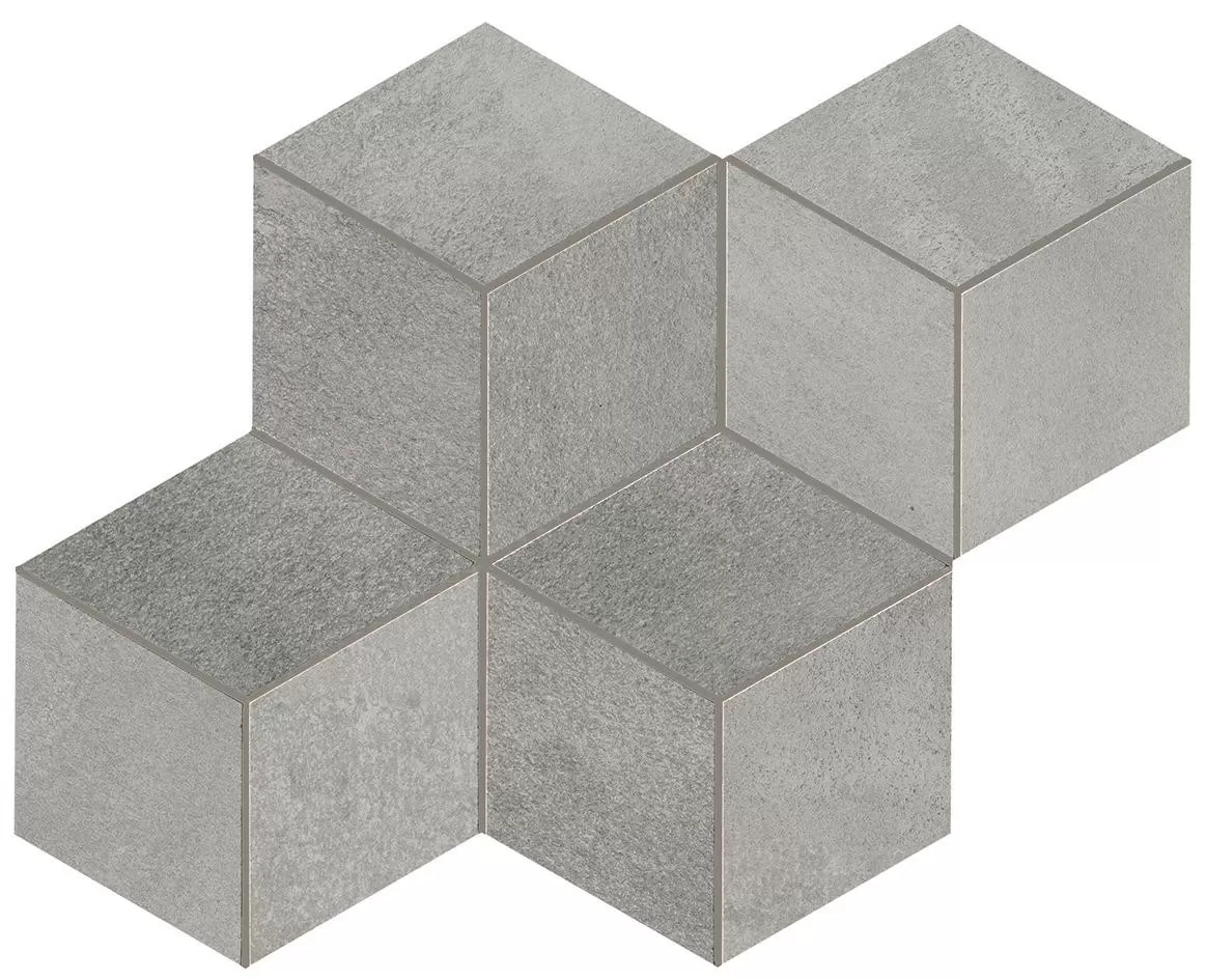 Мозаика A0UL Blaze Aluminium Mosaico Esagono Lapp 30x35