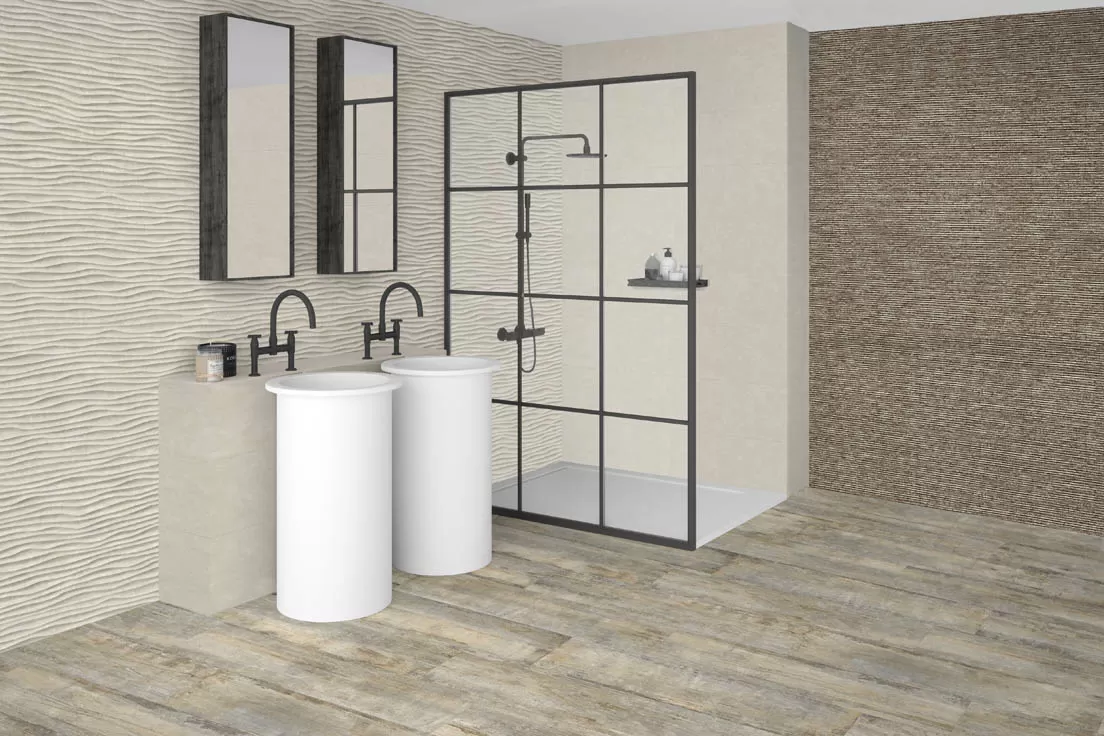 Плитка Microcemento Blanco 30x90
