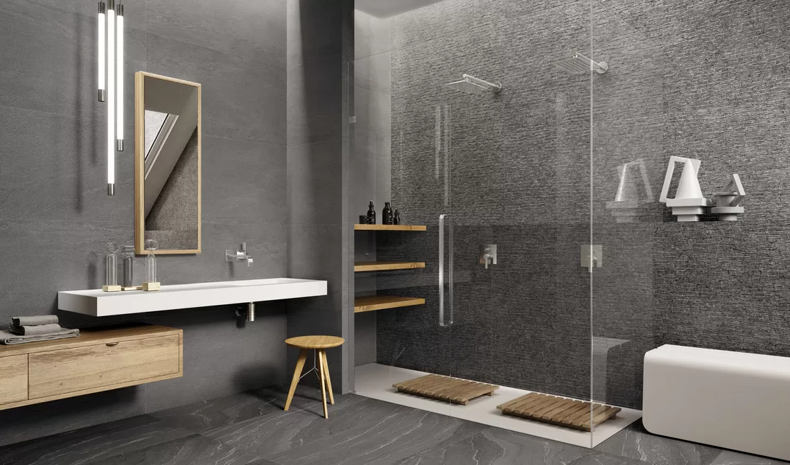 Керамогранит ED5Z (98G96R) Stone Talk Martellata Taupe Nat.Ret. 60x120