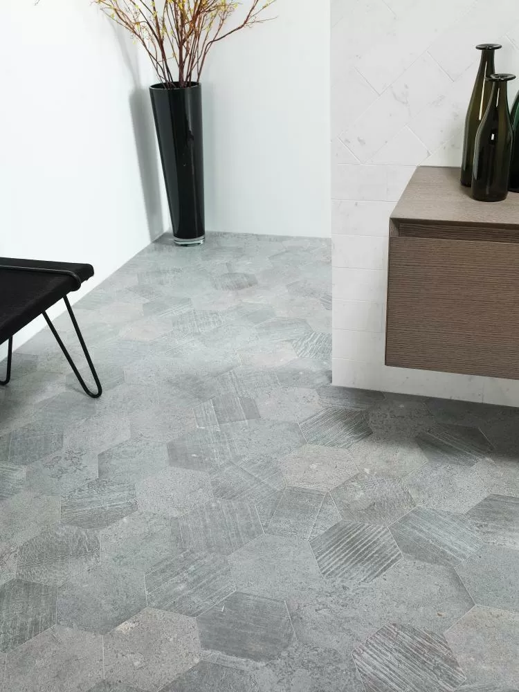 Керамогранит L241713831 Amsterdam 2D Hexagon Grey 19x19