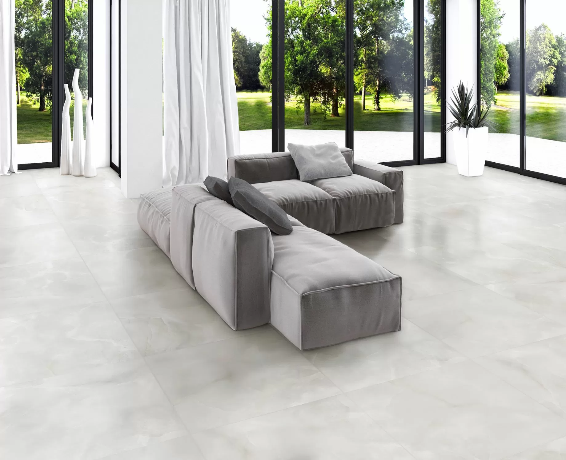 Мозаика ABS3185M Sajalin Grey Lappato Malla 5 30x30