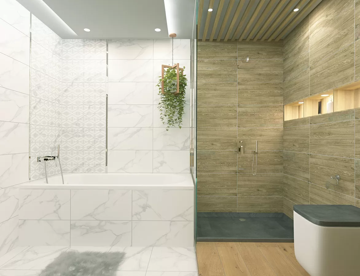 Плитка Calacatta Natura 1 33 31.5x63