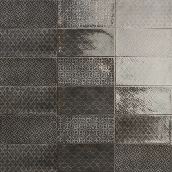 Плитка DECOR CAMDEN NERO 10x20