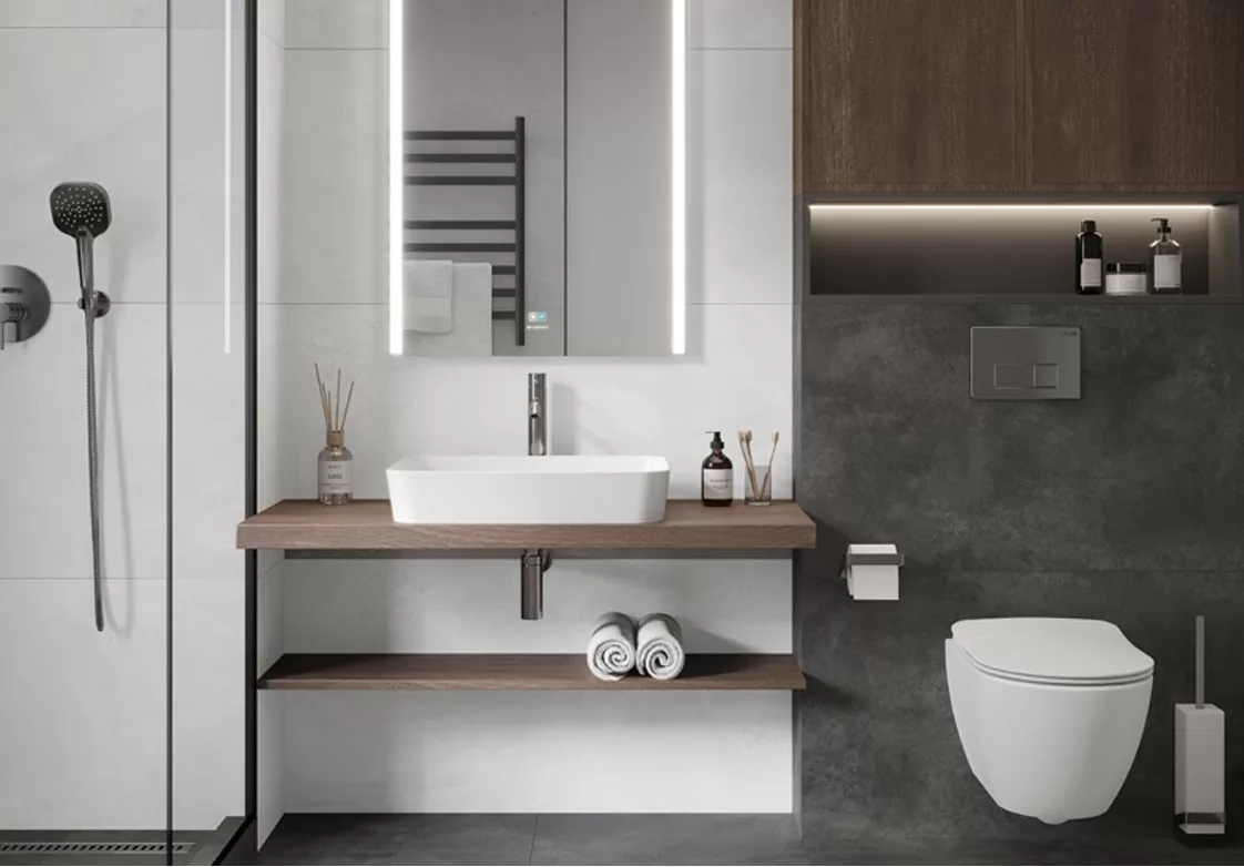Керамогранит Concrete Mystic Silver Светло-серый Матовый 60х120