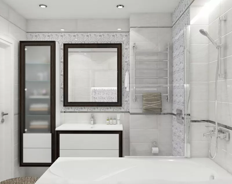 Керамогранит Frame белый 40х40