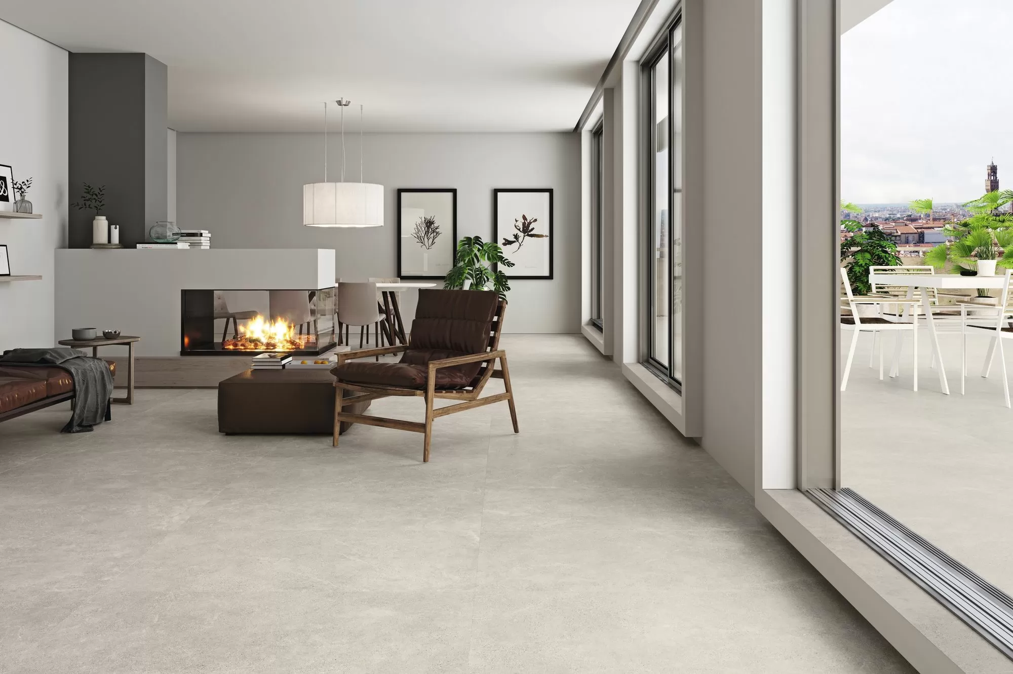 Плитка Town Grey Rect 30x90