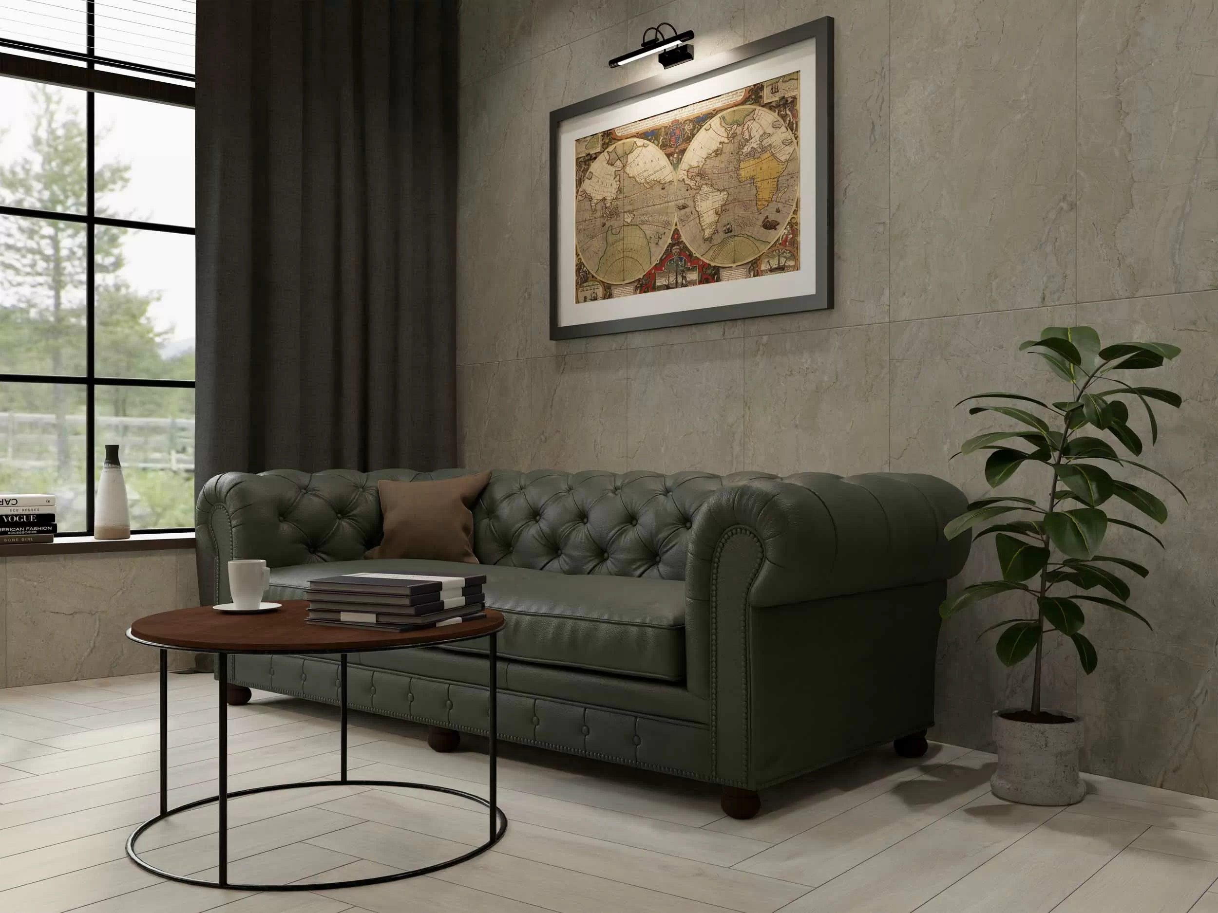 Керамогранит BR02 Bernini Beige плинтус полированный 7x60