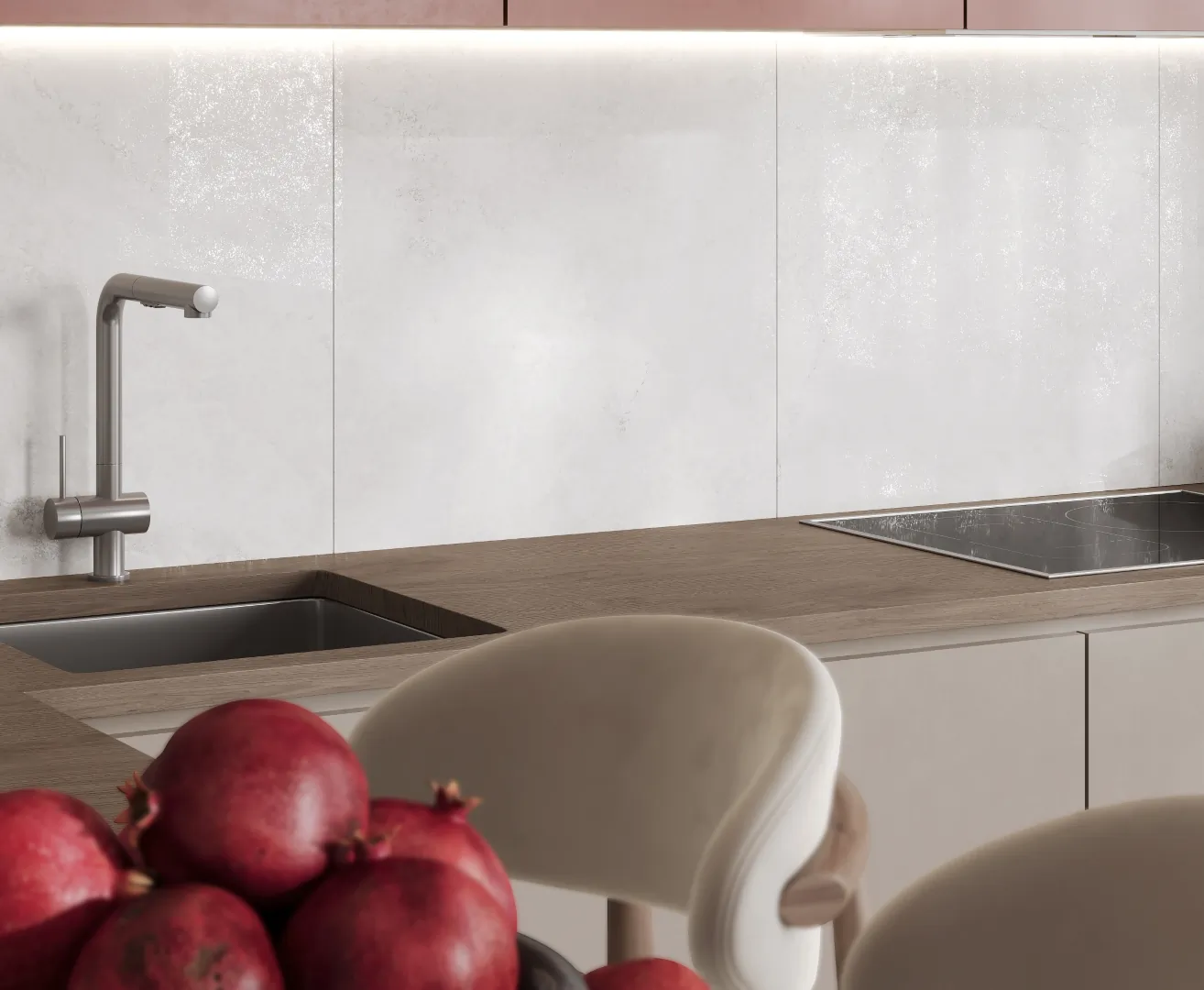 Керамогранит LP6012G0071R Antico Pearl светло-серый матовый карвинг 59,5х119,1