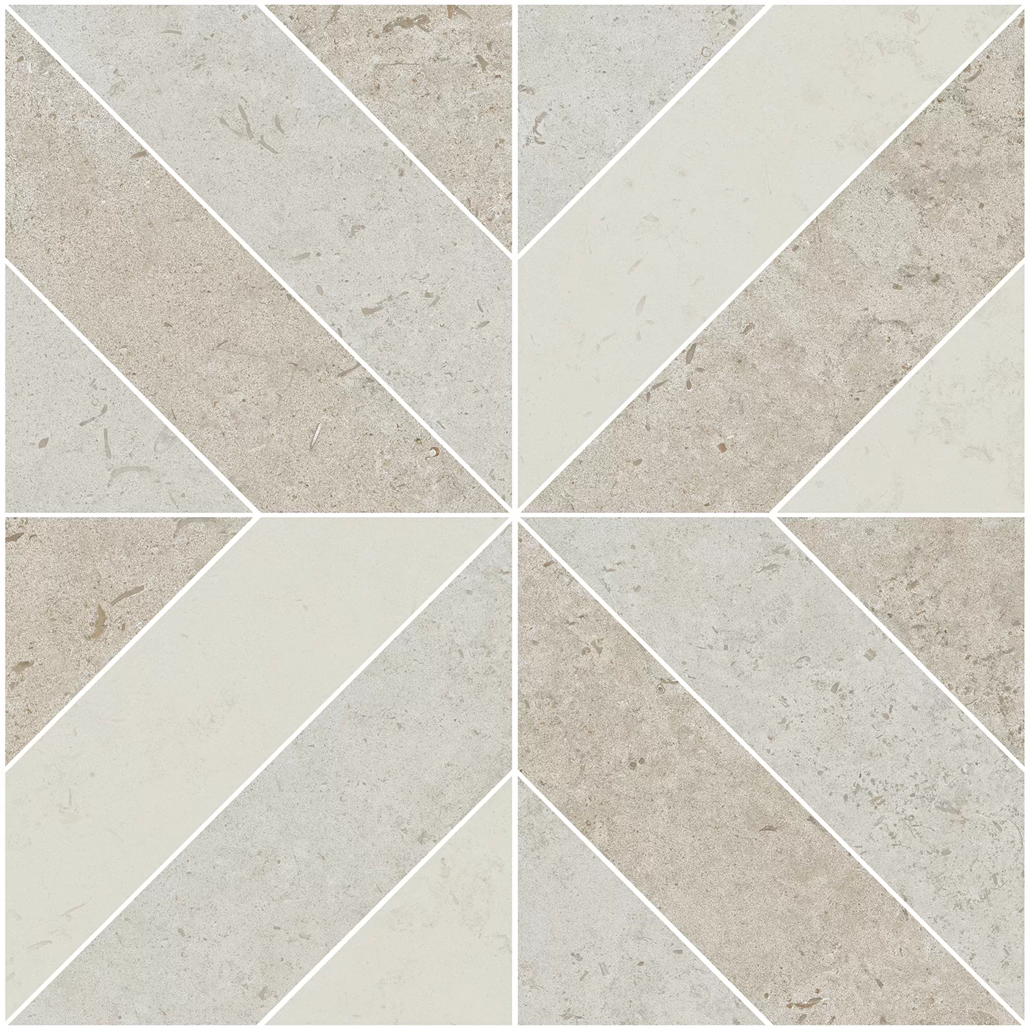 Керамогранит ID125T Декор Про Лаймстоун бежевый матовый 60х60