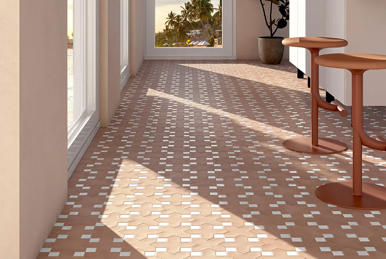 Керамогранит 28988 Kasbah Taco Blue Grass Matt 3,2x3,2