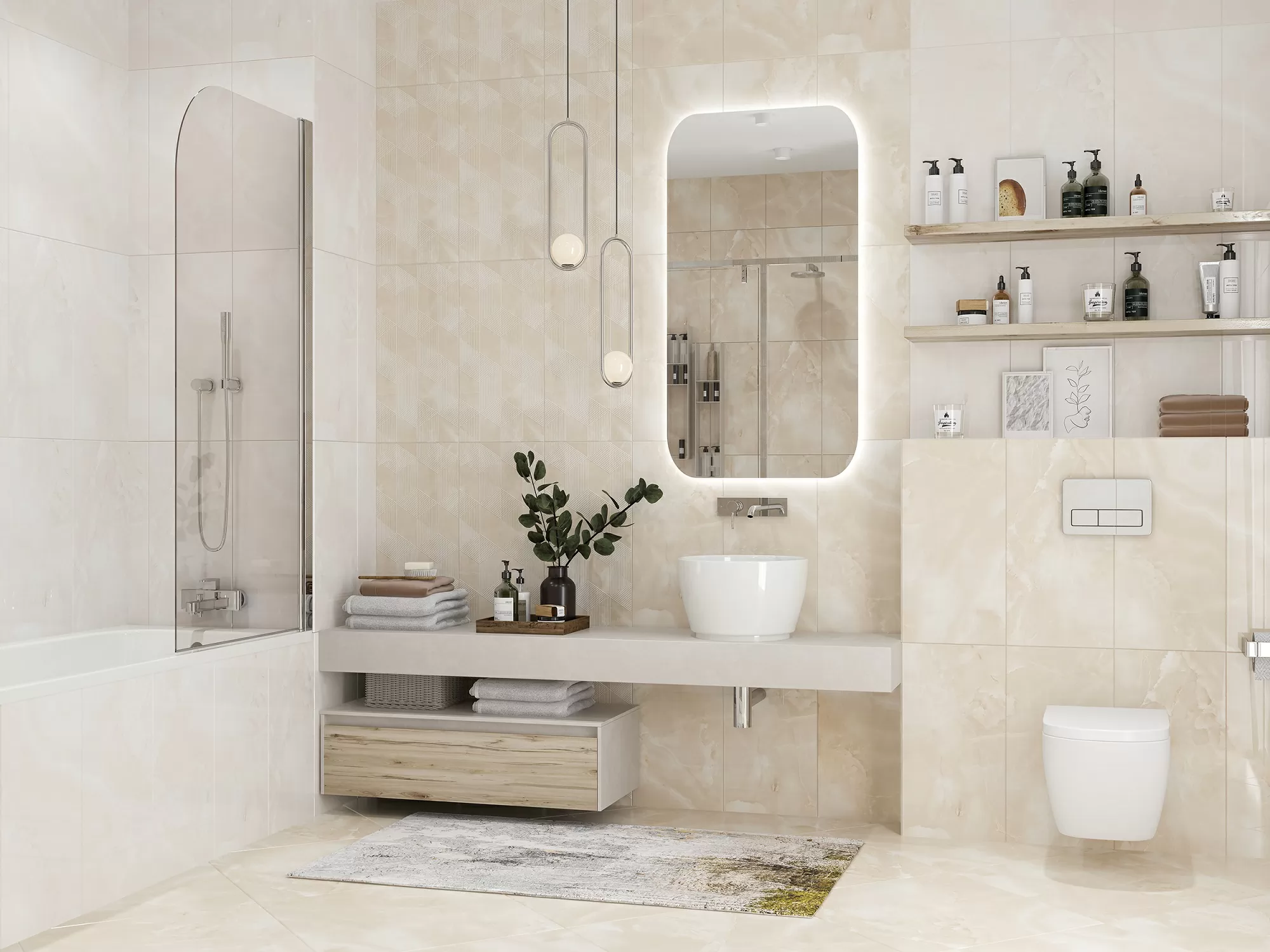 Керамогранит 849033101 Opale Beige R 60x60