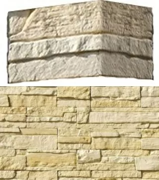 Искусственный камень 230-15 Каскад Рейндж угол 8x17.5x9.5