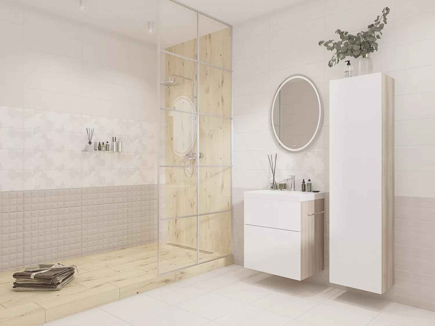 Керамогранит C-SW4M052D Sandwood белый 18.5x59.8