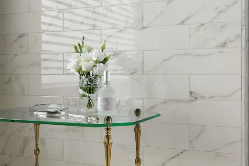 Плитка AZDA Brick White Bevel 8x31.5