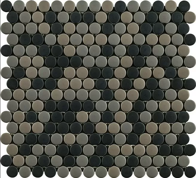 Мозаика L244006761 Glaze Dots Greys/Black Matt 31,5x29