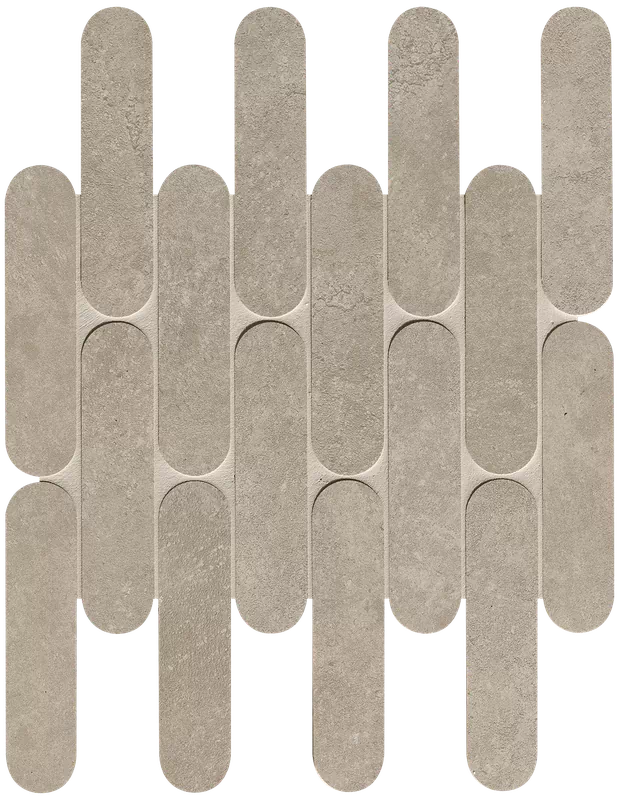 Мозаика fRM9 Nobu Grey Curve Mosaico Matt 29x29,5
