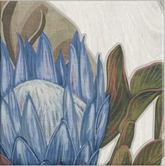 Керамогранит DECOR BLUE LEAVES 20x20