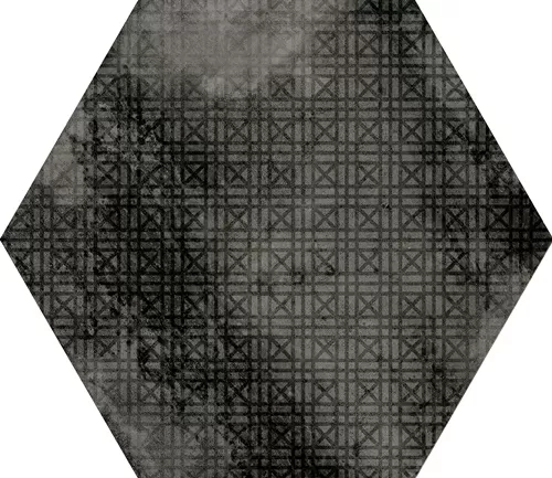 Керамогранит 23604 Urban Hexagon Melange Dark 29,2X25,4