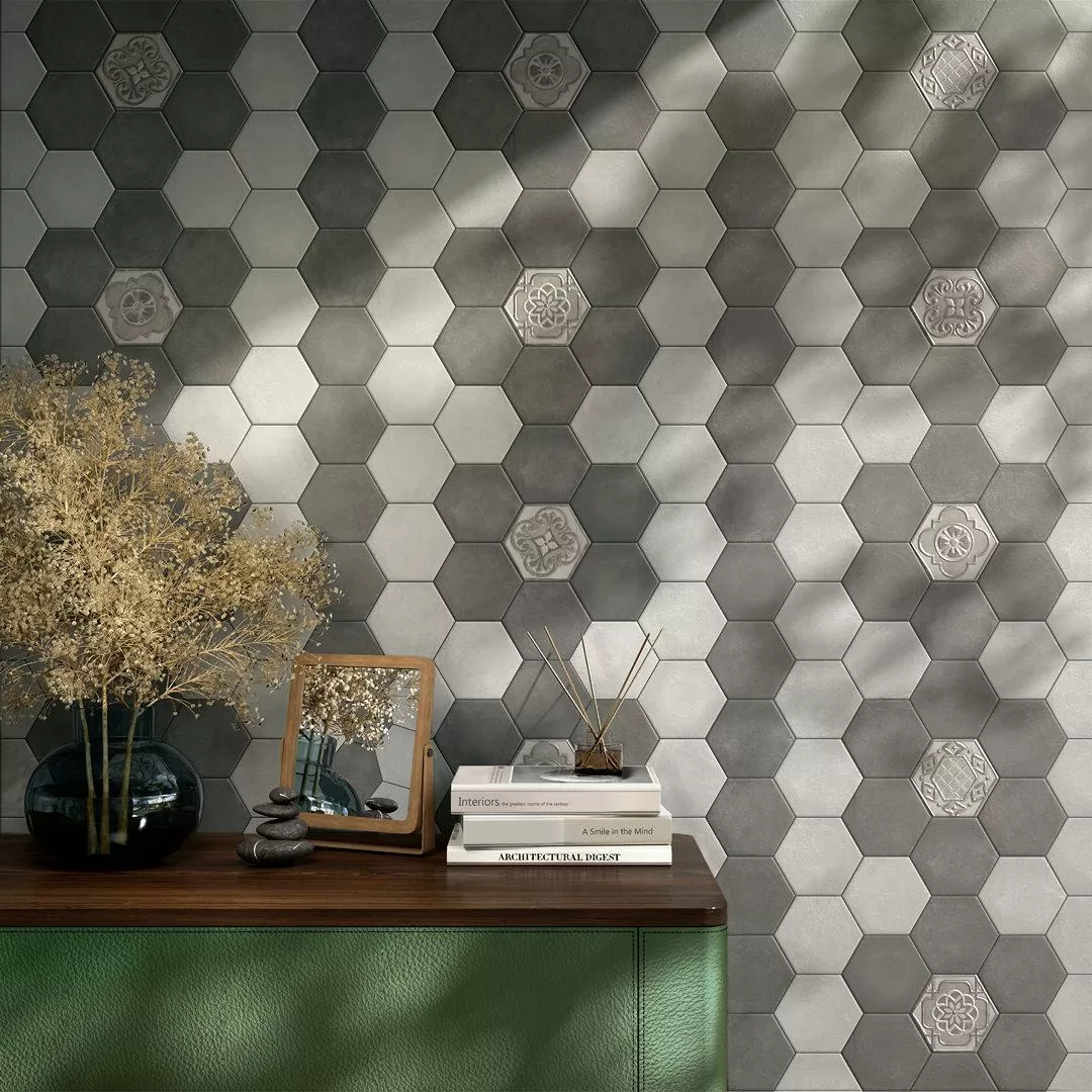 Керамогранит SG1002N Тюрен серый темный полотно из 9 частей (12х10,4) 37х31