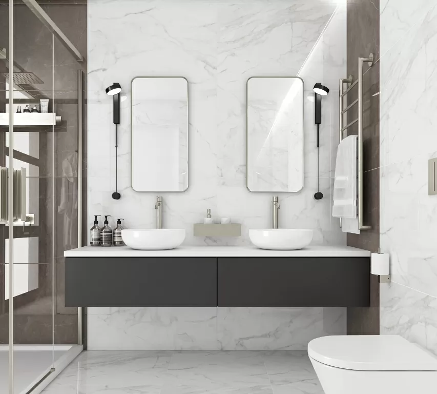 Керамогранит Calacatta Faro Grey Белый Полированный 60х120