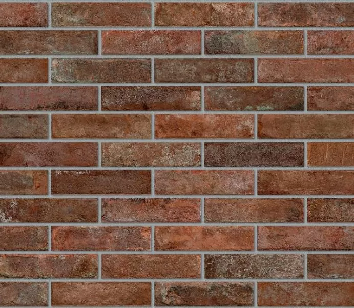 Керамогранит BKN004 Brickone Rosso Berlino 7,4x31