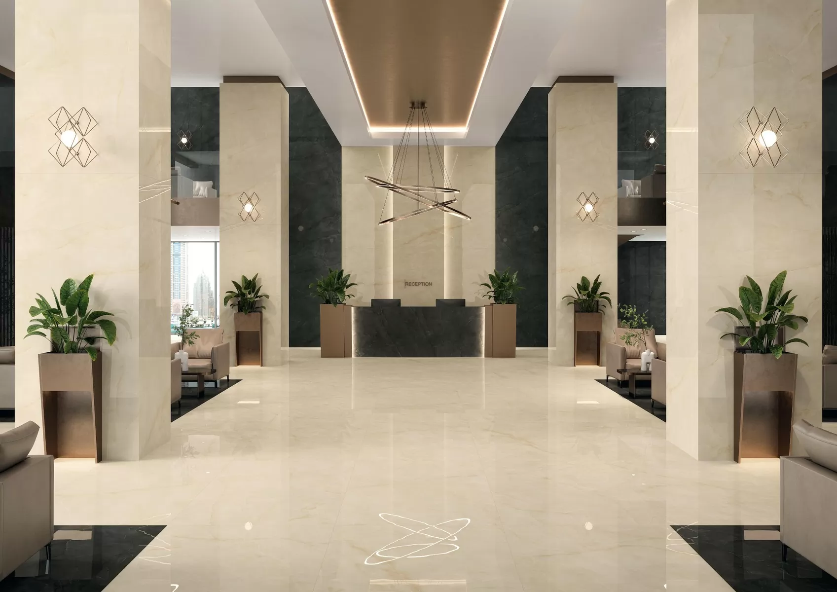 Керамогранит AJAM Marvel Onyx Quartz Lapp. 6mm 120x278
