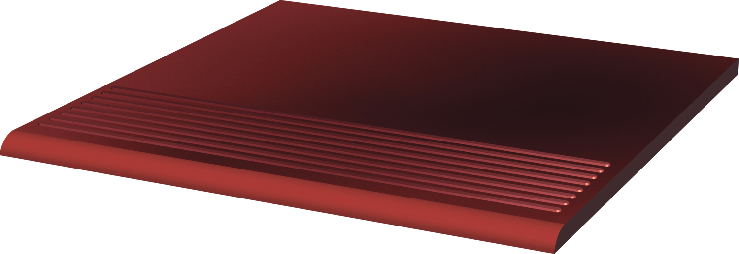 Клинкерная плитка Cloud Rosa Stopnica Prosta 8,5mm 30x30