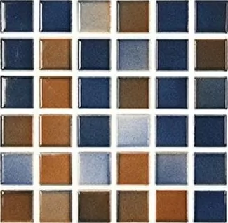 Мозаика VC.2.05.1112 Versicolor Mosaic Mustard-Dark Blue 5x5 30x30