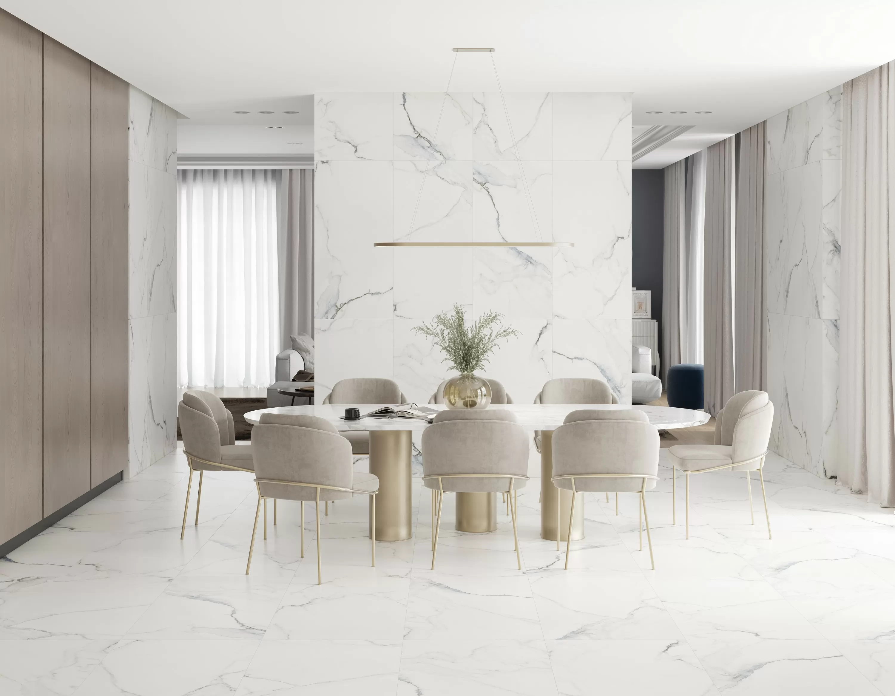 Керамогранит K-2002/MR/p01 Плинтус Iceberg White 76x1200x10