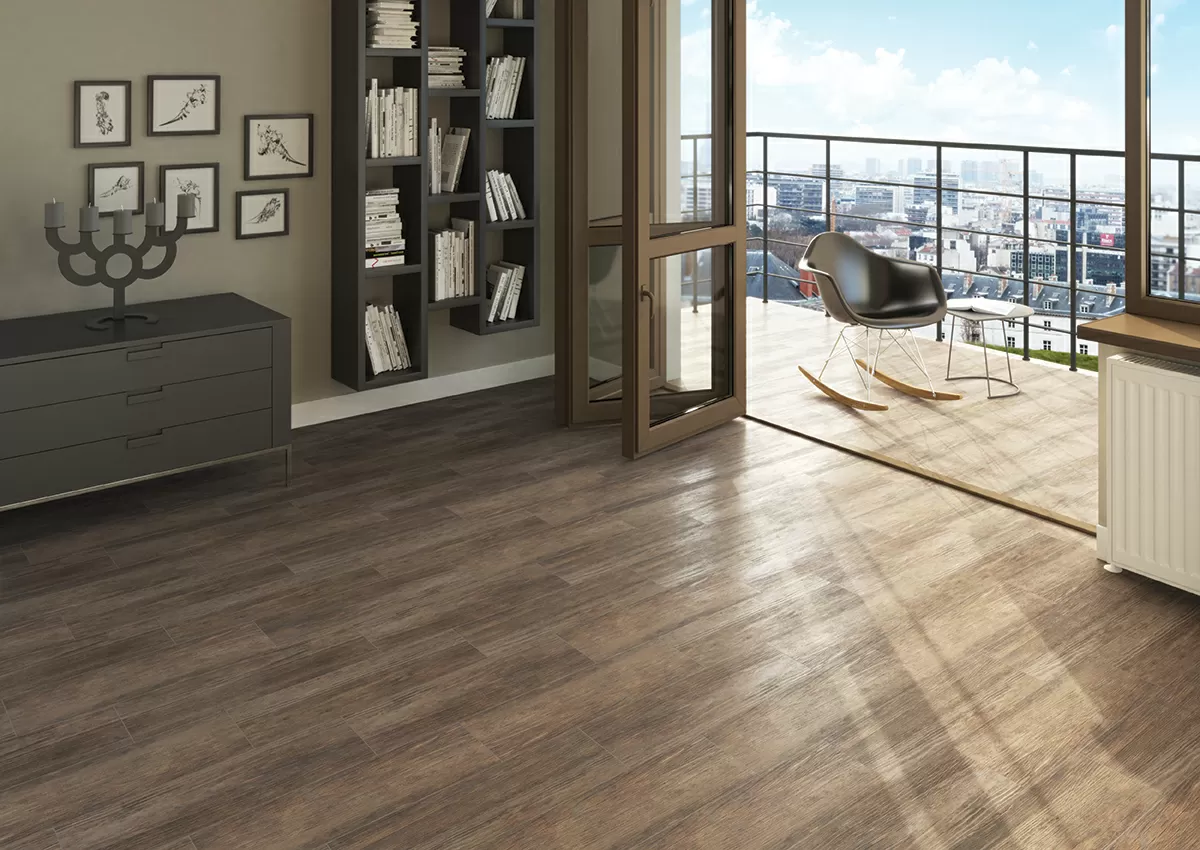 Керамогранит C-FF4M052D Finwood белый 18.5x59.8