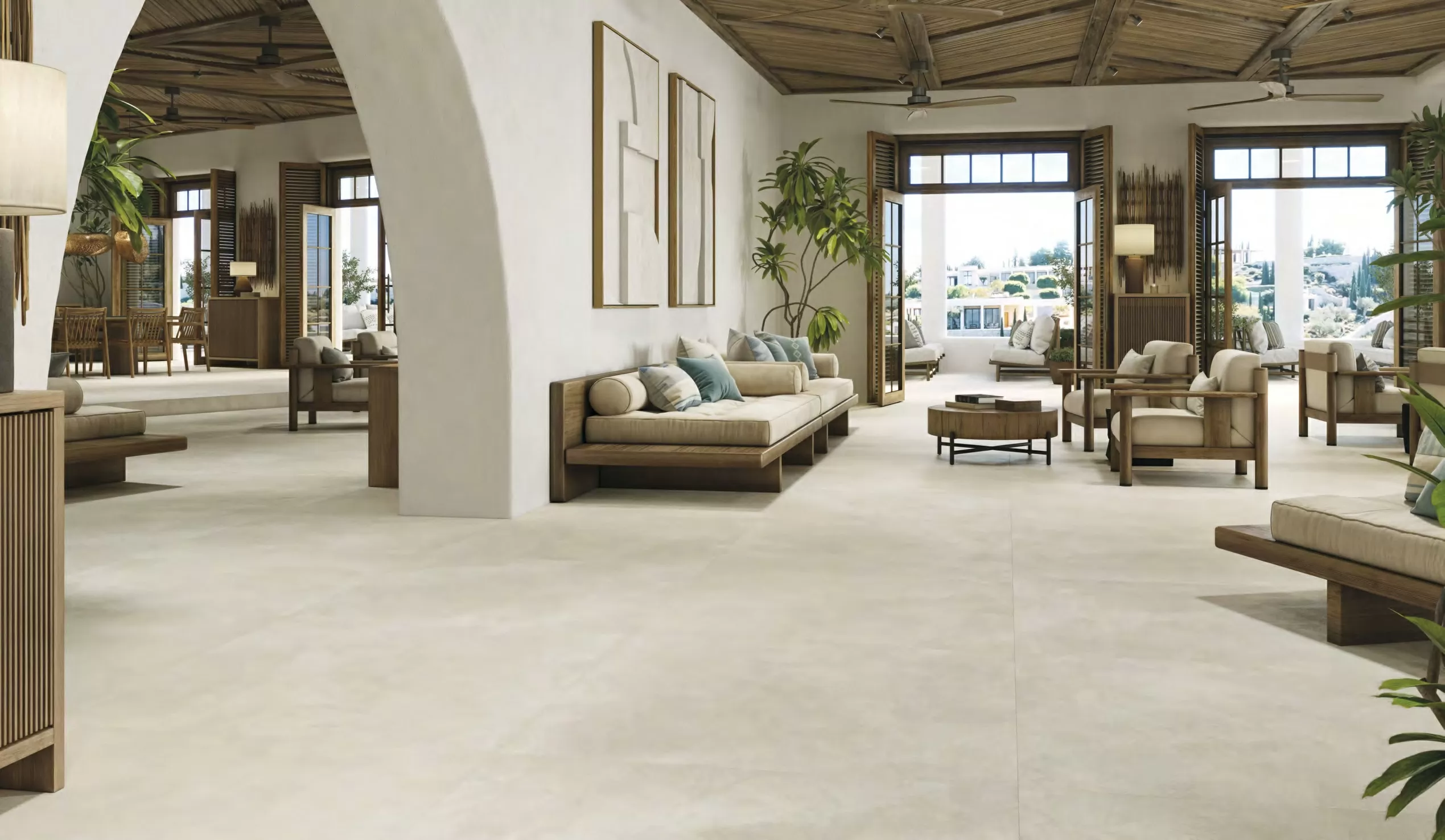 Плитка 100363950 Line Santorini Bone 59.6х150