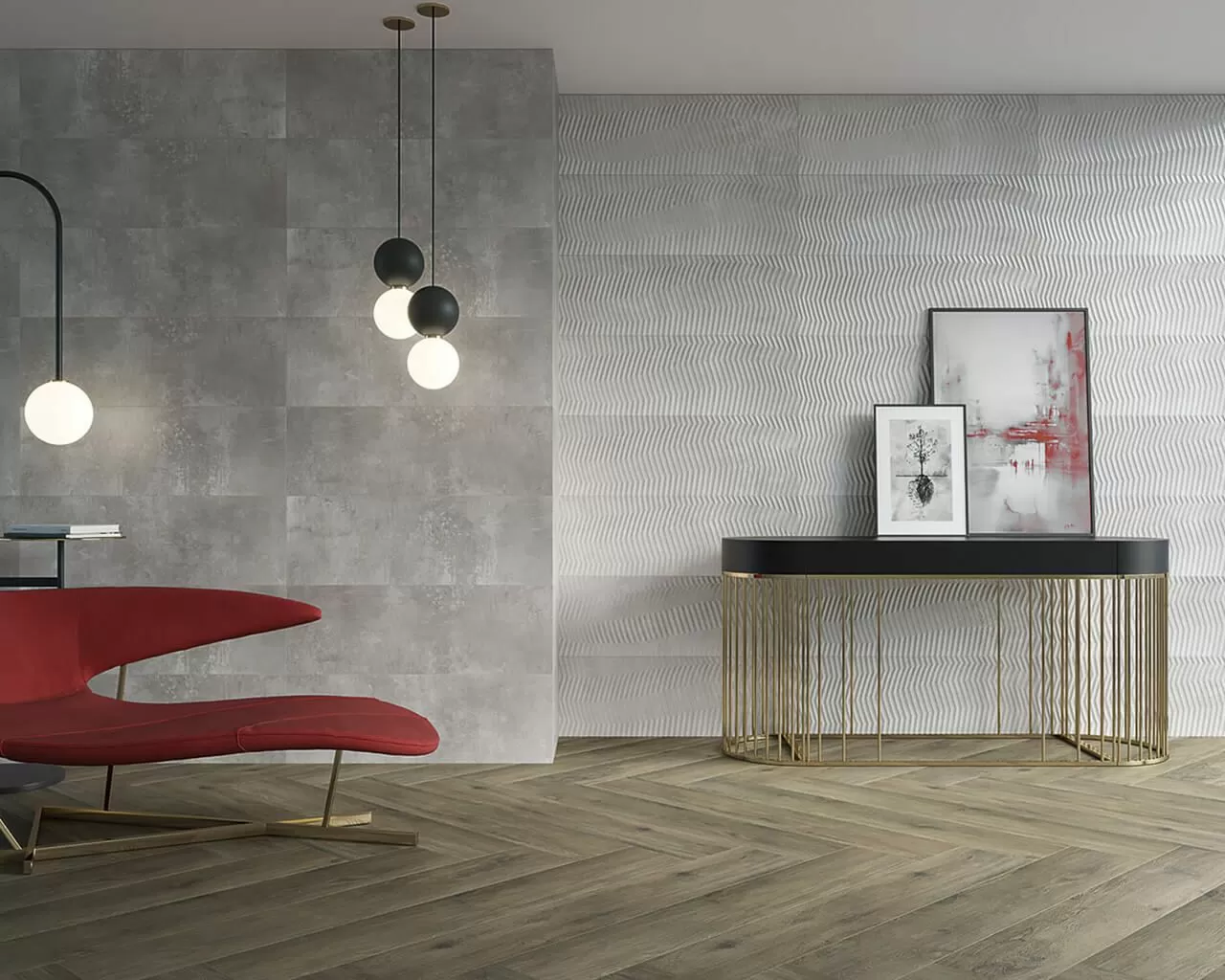 Плитка Industrial Chic Grafit Rekt 29.8x89.8